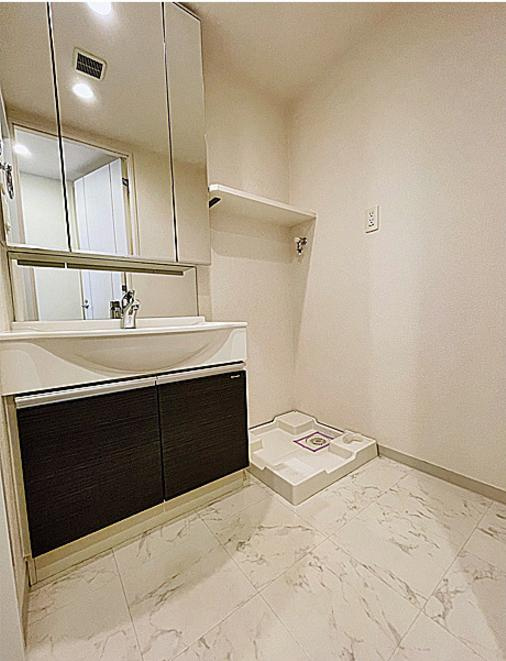 ルクレ東上野レジデンスの洗面所