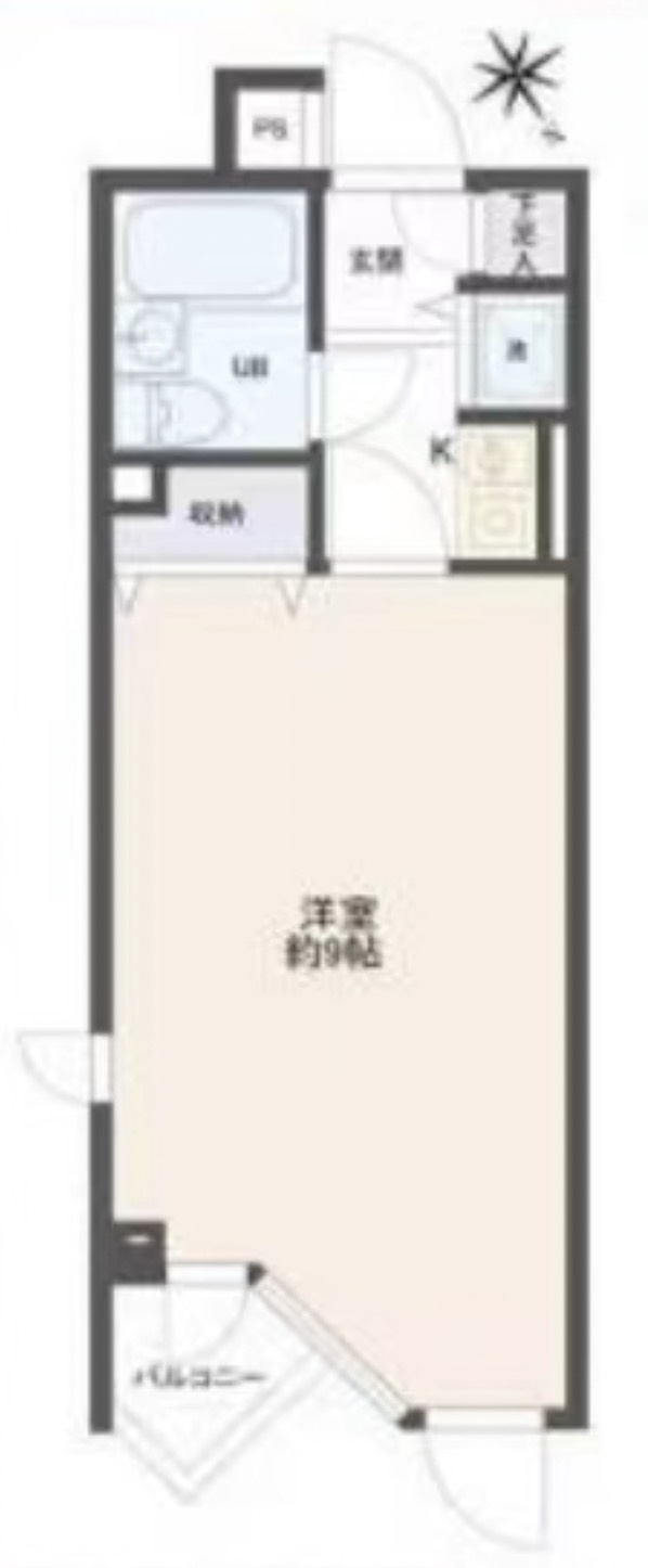 DETOM-1東山レディースの間取り