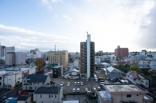 ライオンズマンション清水台の展望|８階の高層階となっておりますのでバルコニーから郡山市内を見渡すことができます！