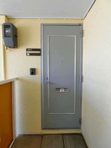 セジュールM　A棟の玄関