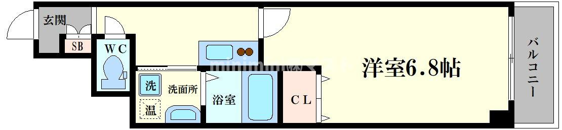 みおつくし江戸堀の間取り