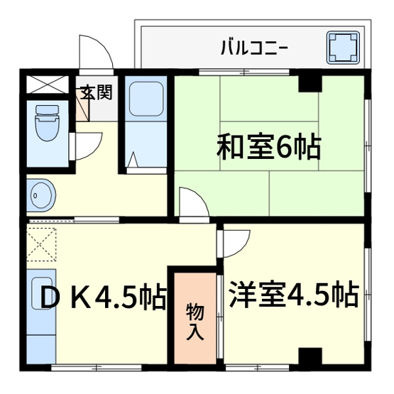 【間取り】 | コーポブランシェ