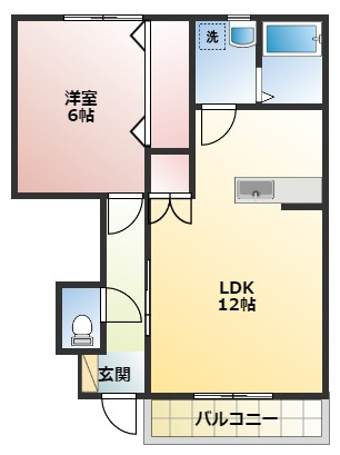 ライム国府台Ⅱの間取り|1階の間取り