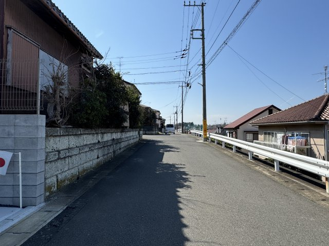 柏市藤心２丁目新築戸建（藤心７期）の前面道路含む現地写真|北側前面道路・幅員5.7ｍ