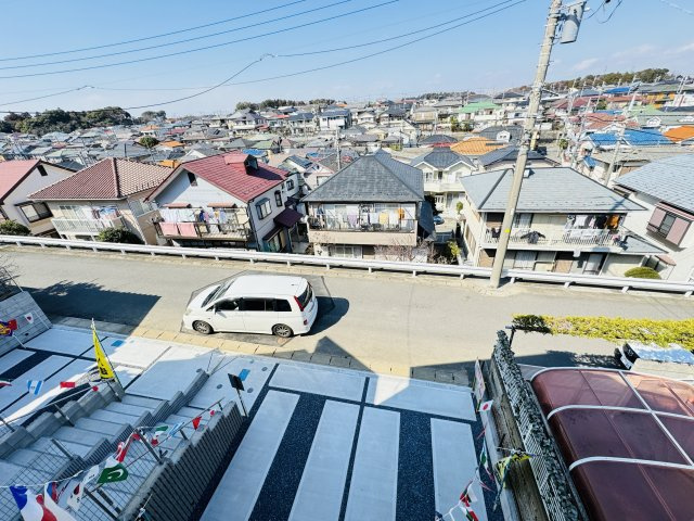 柏市藤心２丁目新築戸建（藤心７期）の展望|バルコニーより道路側眺望