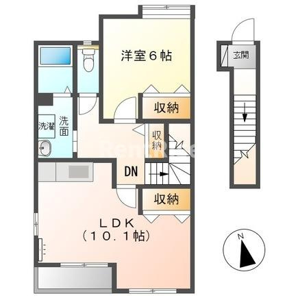 ヴェルジュ ４８の間取り|間取図