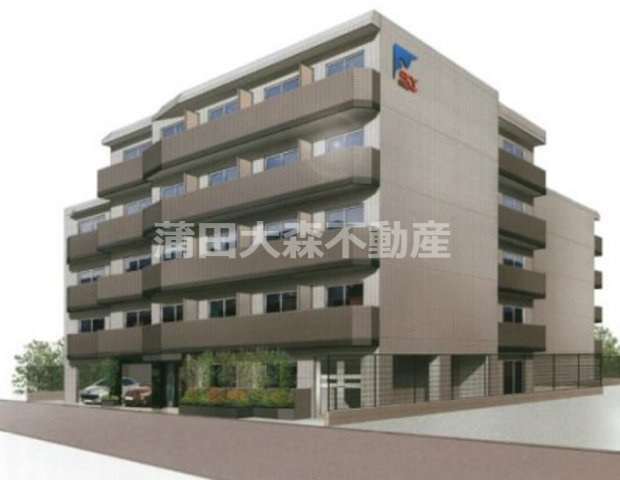 スカイコート蒲田弐番館の外観パース