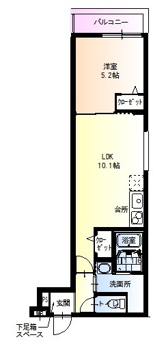 フジパレス西加賀屋Ⅵ番館の間取り