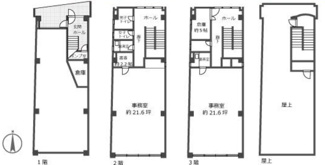 【間取り】 | 平塚市紅谷町 ３階建て売一棟ビル
