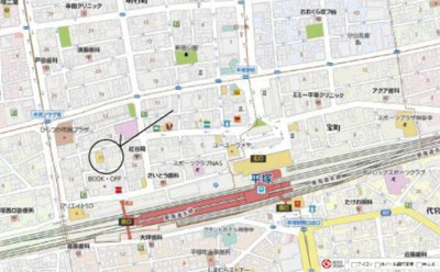 【地図】 | 平塚市紅谷町 ３階建て売一棟ビル