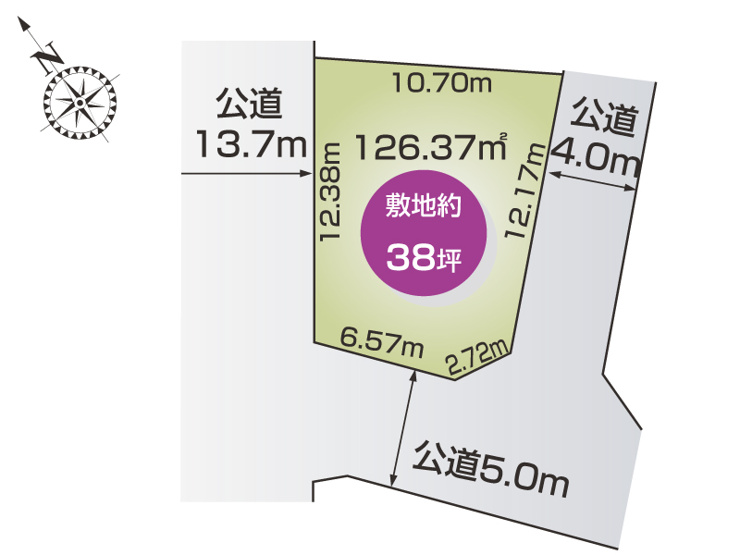 【区画図】幸手市東1丁目