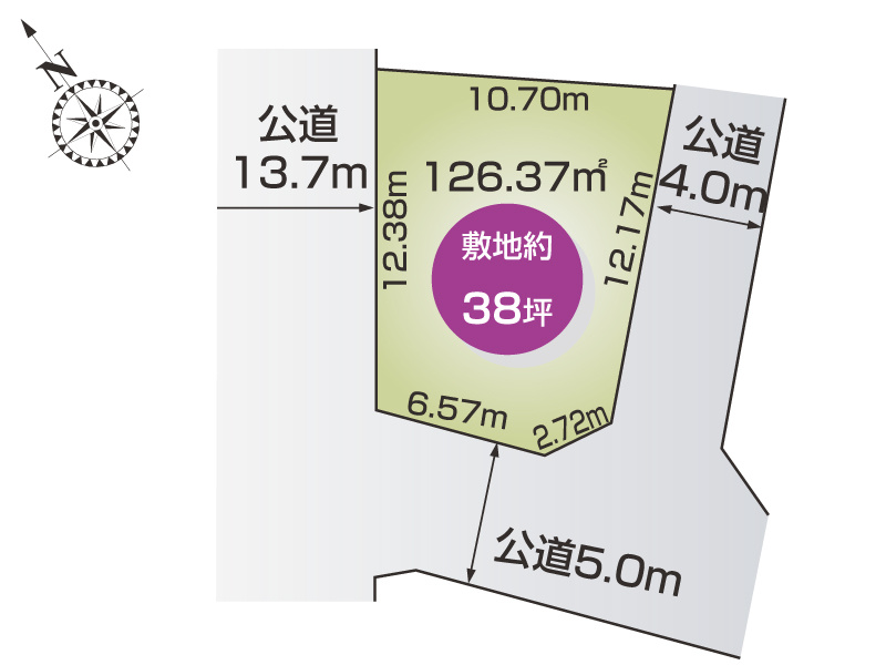 【区画図】幸手市東1丁目