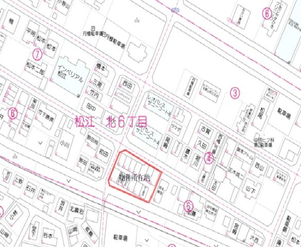 【地図】 | 和歌山市松江北6丁目484-58から分筆（3号地）