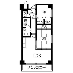 ラ・フローリスの間取り