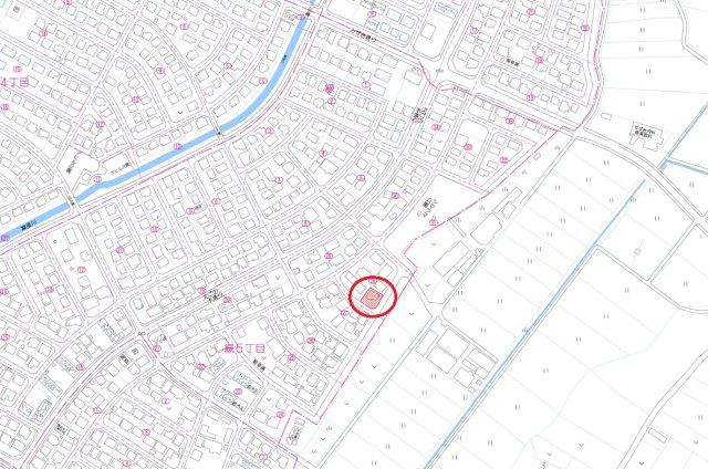 下野市緑５丁目　戸建の地図