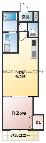 クリエオーレ郡津Ⅰの間取り