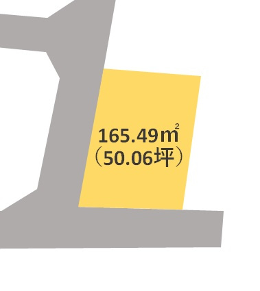 和歌山市直川・土地・56846の区画図