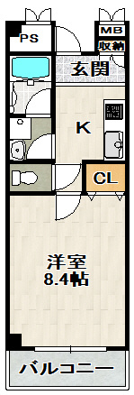レジーナ逆瀬川の間取り