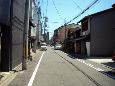 ボヌール御池の地図|前面道路