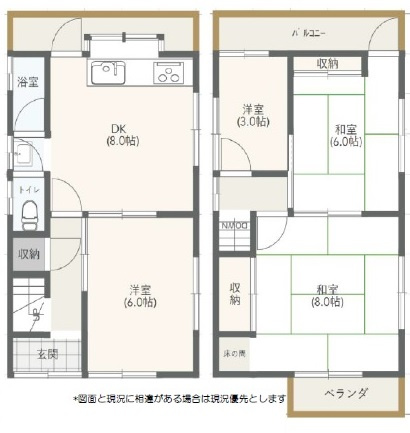  | 神戸市垂水区西舞子９丁目　中古戸建 | 間取り