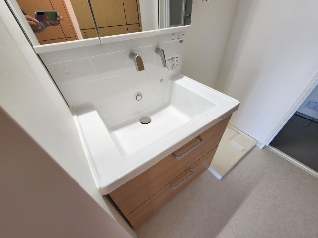 グローバル富雄の洗面所