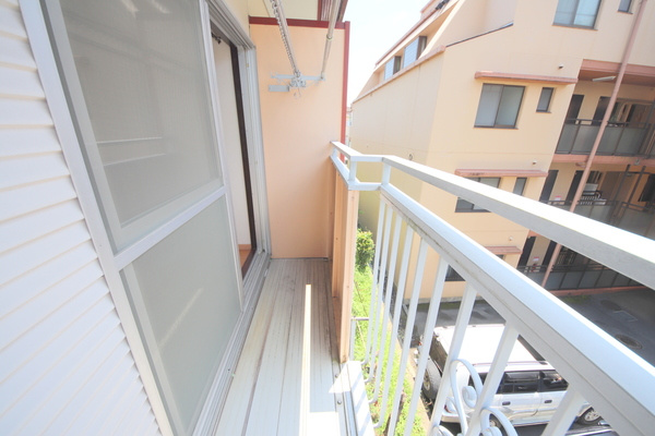 生駒ビューハイツのバルコニー