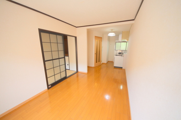 生駒ビューハイツの居間・リビング