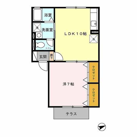カメリアⅢの間取り
