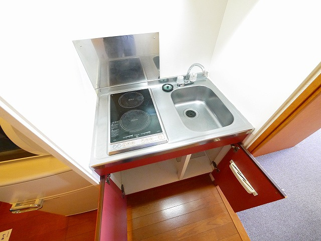 レオパレスセジュールのキッチン|キッチンでお料理をお楽しみください