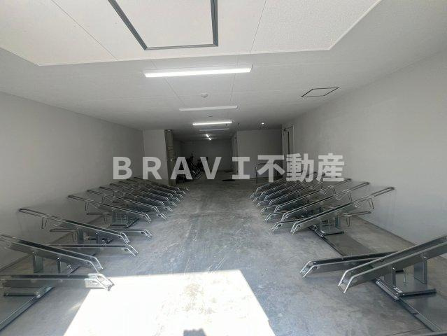 ワールドアイ大阪城EASTアドバンスのその他共用部分|駐輪場です。