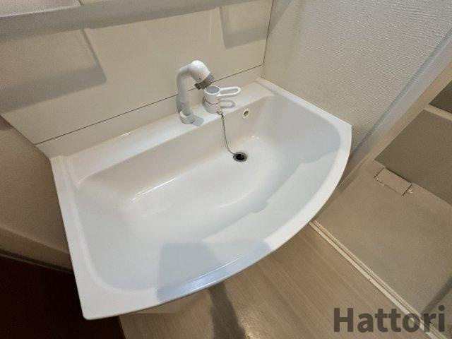 パーチェ豊中の洗面所