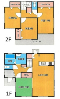 【間取り】 | 川越市笠幡　中古戸建　「笠幡駅」徒歩24分　敷地60坪　【霞ヶ関西小学区】