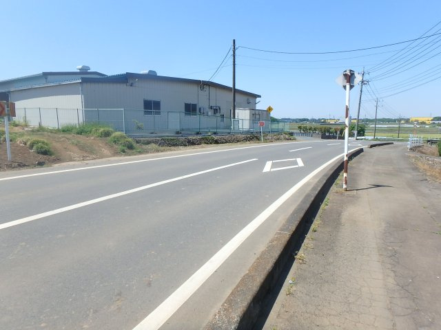 宮後土地の前面道路含む現地写真