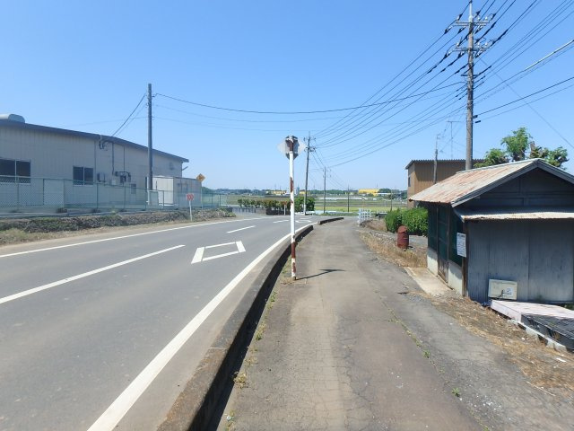 宮後土地の前面道路含む現地写真