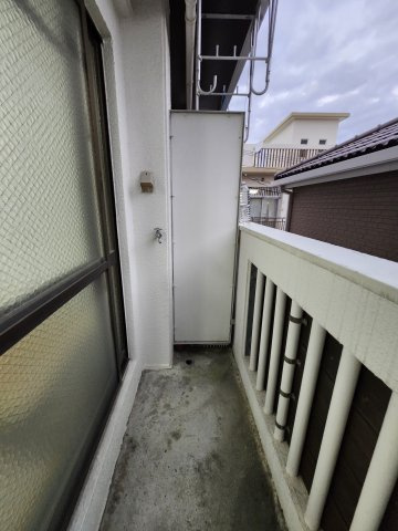 サンハイツ里のバルコニー