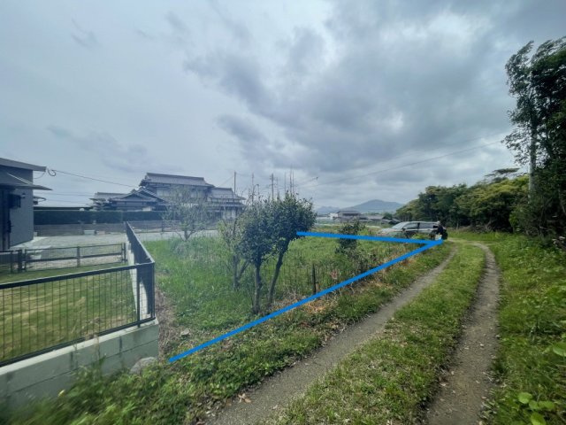 糸島 芥屋の土地の外観|敷地南西から