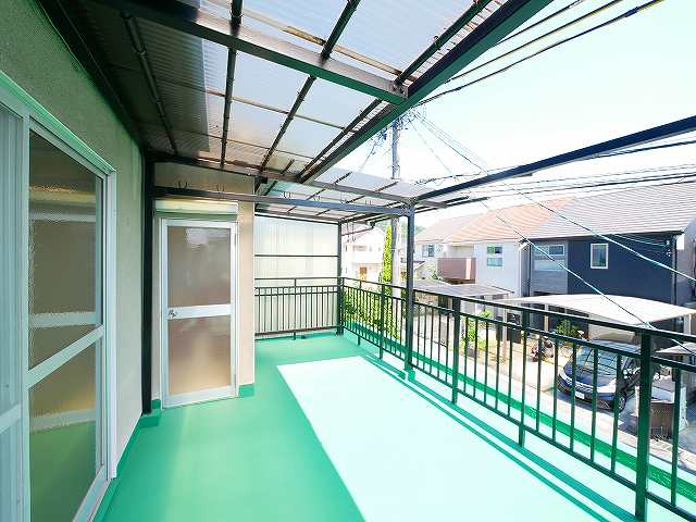 阿片貸家の展望|日当たりも良好ですよ。