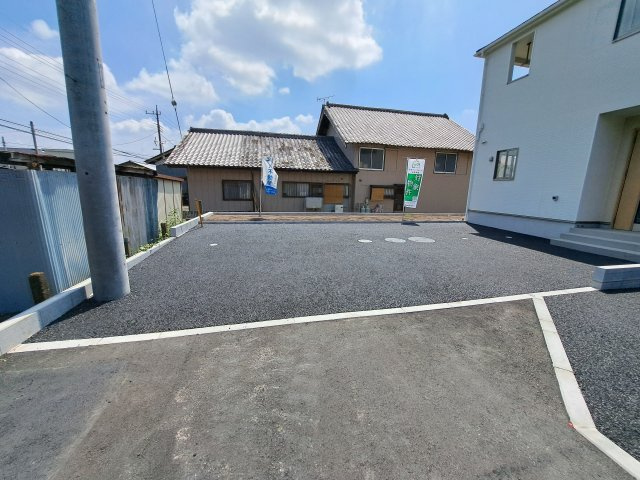新築　前橋市下増田町第2　クレイドルガーデン　3号棟の駐車場|現地写真　駐車スペースは並列3台分可能です！

