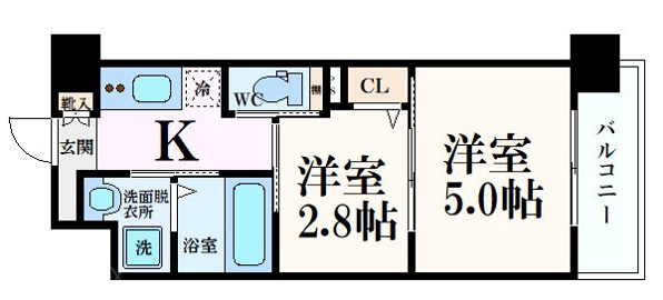 アクアプレイス京都西院Ⅱ