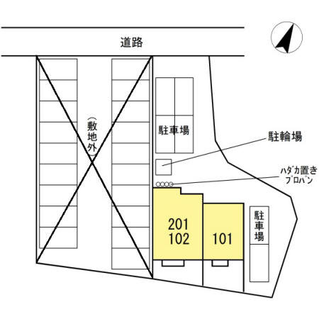 グレースシャインの区画図