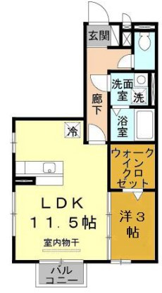 【間取り】 | リヴェール長瀬