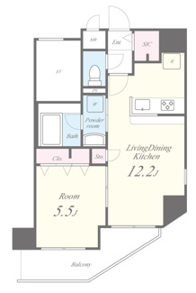 【間取り】 | テ　レジャンデール護国寺EAST