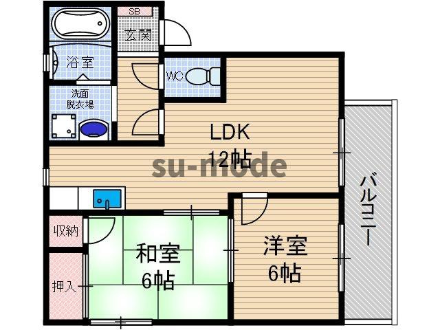 【間取り】 | ラクシュミー鳥飼