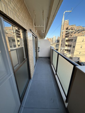 ドミール小出のバルコニー