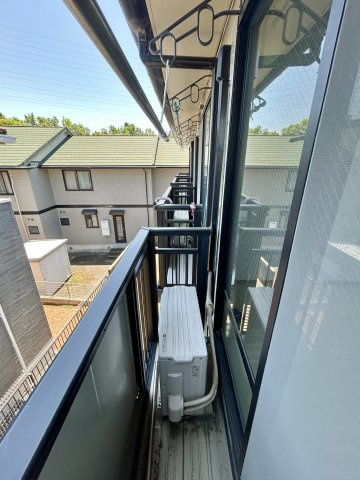 長谷川10番館のバルコニー