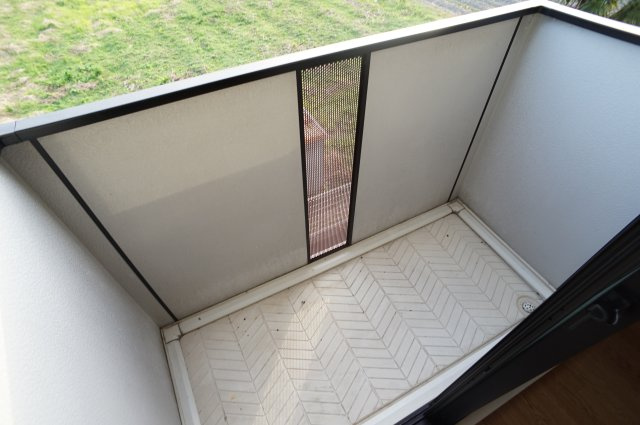 グリーンコート宝塚のバルコニー