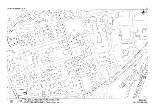 長岡市下柳１丁目中古戸建の地図