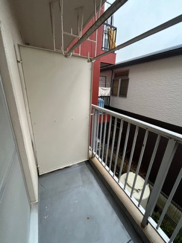 らっこマンションこつこつのバルコニー