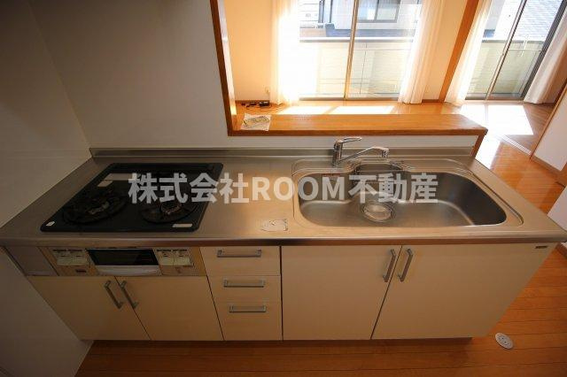 ライフハウス北原Ⅱのキッチン|きれいなキッチンです