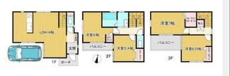 【間取り】 | 新堀中古戸建